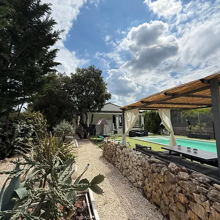 Villa Carpediem Cevennes - Piscine & Terrain Tennis