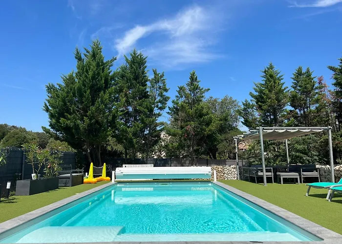Vila Carpediem Cevennes - Piscine & Terrain Tennis Méjannes-le-Clap